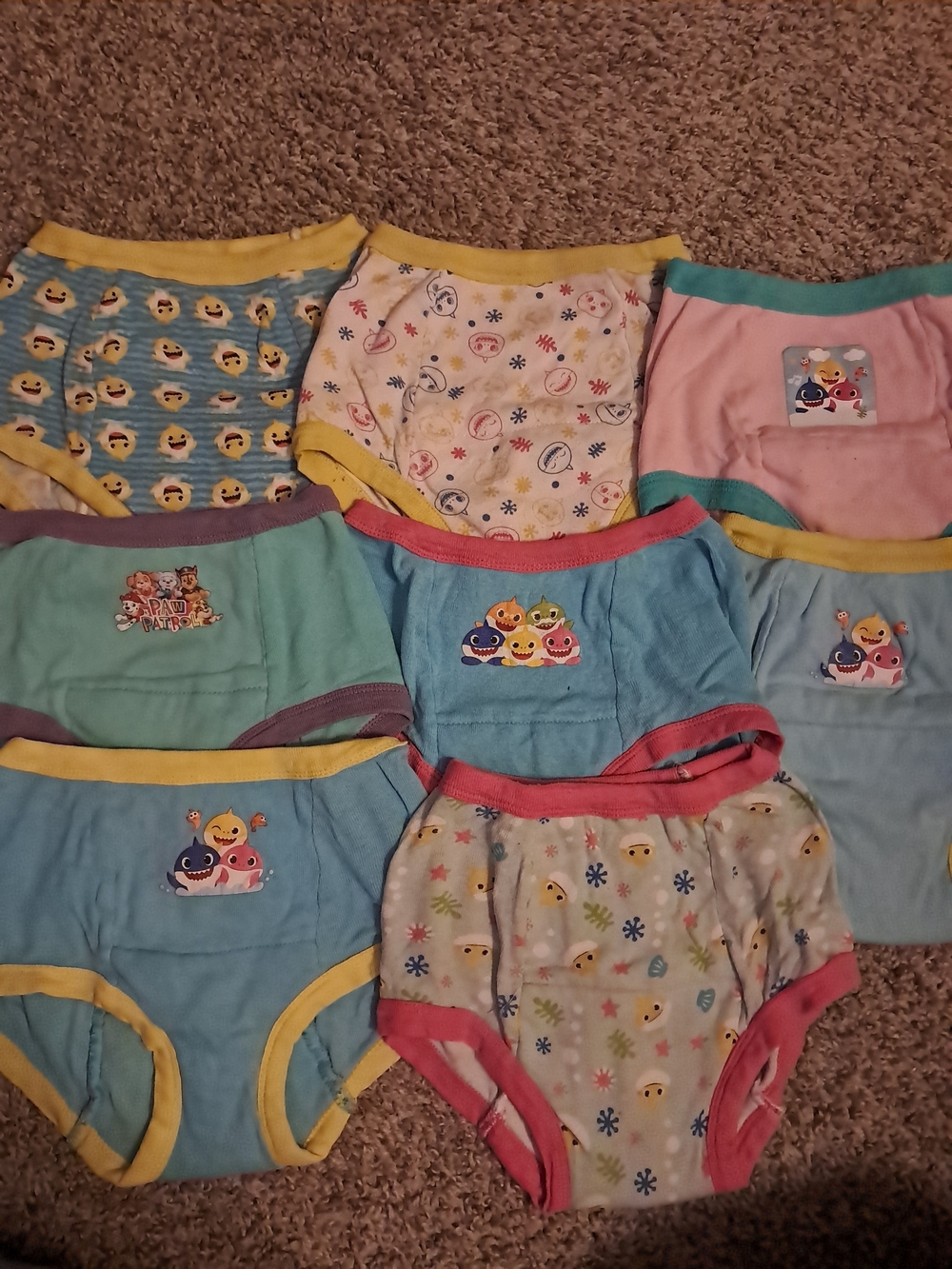 Toddler Training Pants - Multicolor (Pack of 8)